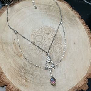 🍊3 for$18🍊Handmade Modern Victorian Necklace💜